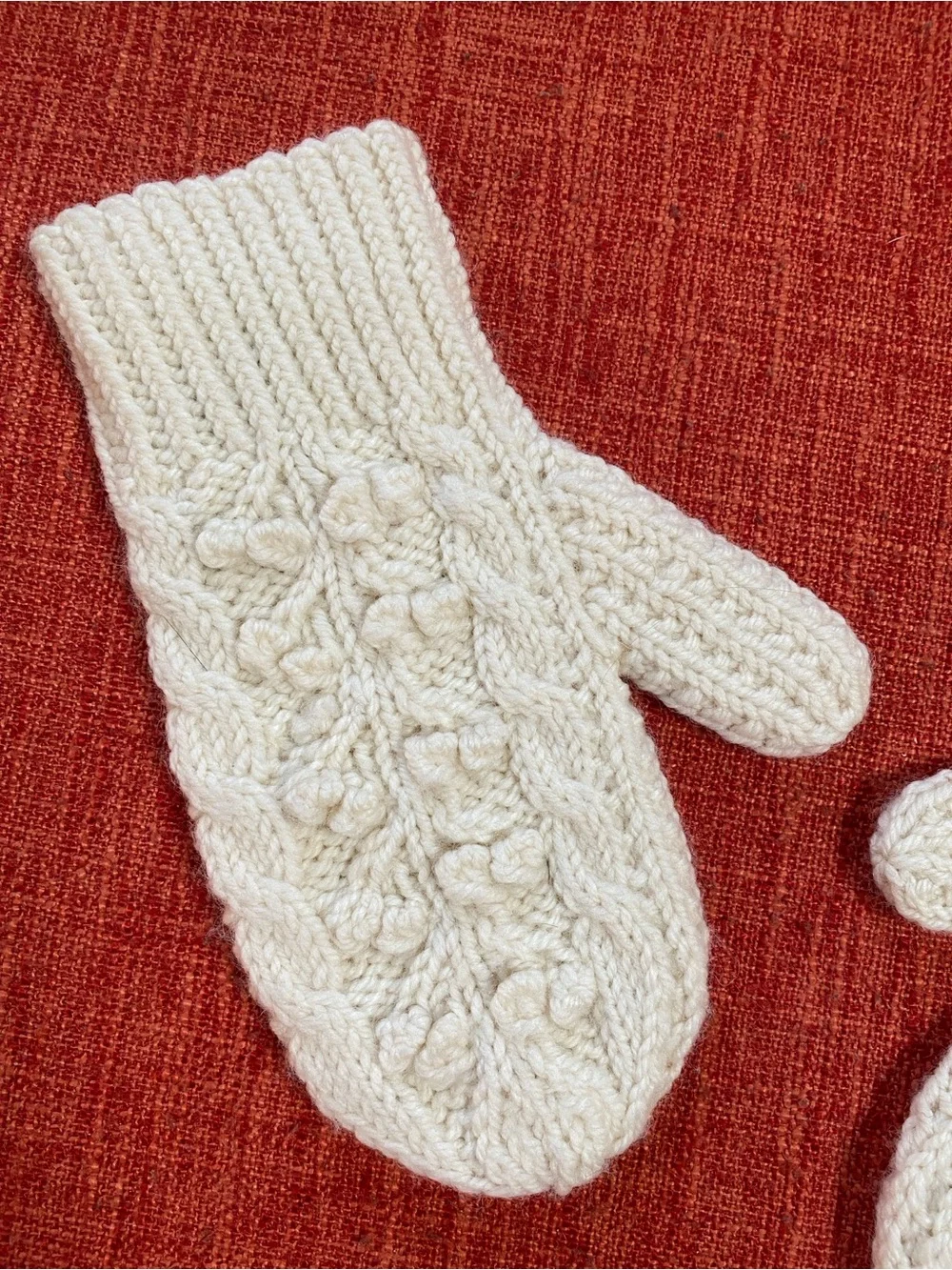 Carraigdonn Carraig Donn Hand Knit Aran Merino Wool Ireland Winter Mittens